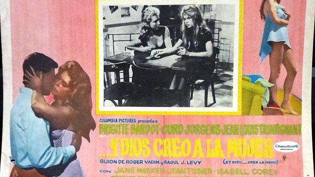 Dios For the film "...Y Dios Creo a la Mujer" with actors Brigitte Bardot, Curd Jurgens and Jean Louis Trintignant. Dimension...
